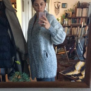 Sideffects long sweater with pockets